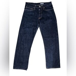 Gustin Selvedge Raw Denim Jeans Sz 31 x 28 straight fit button fly